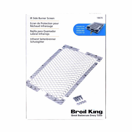 Ecran du brûleur latéral infrarouge pour barbecues gaz - Broil King