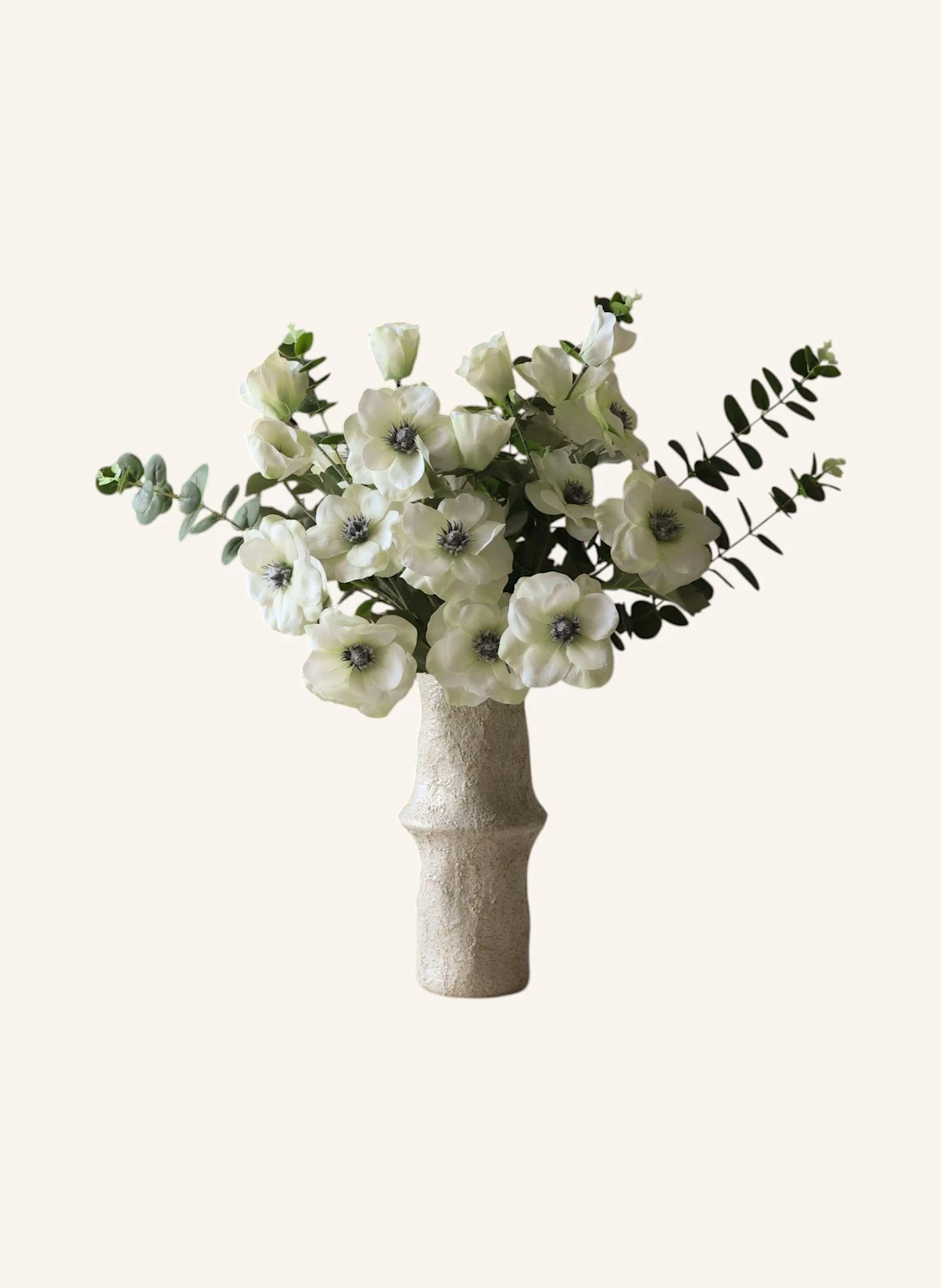 Botané Künstlicher Blumenstrauß WHITE SATIN