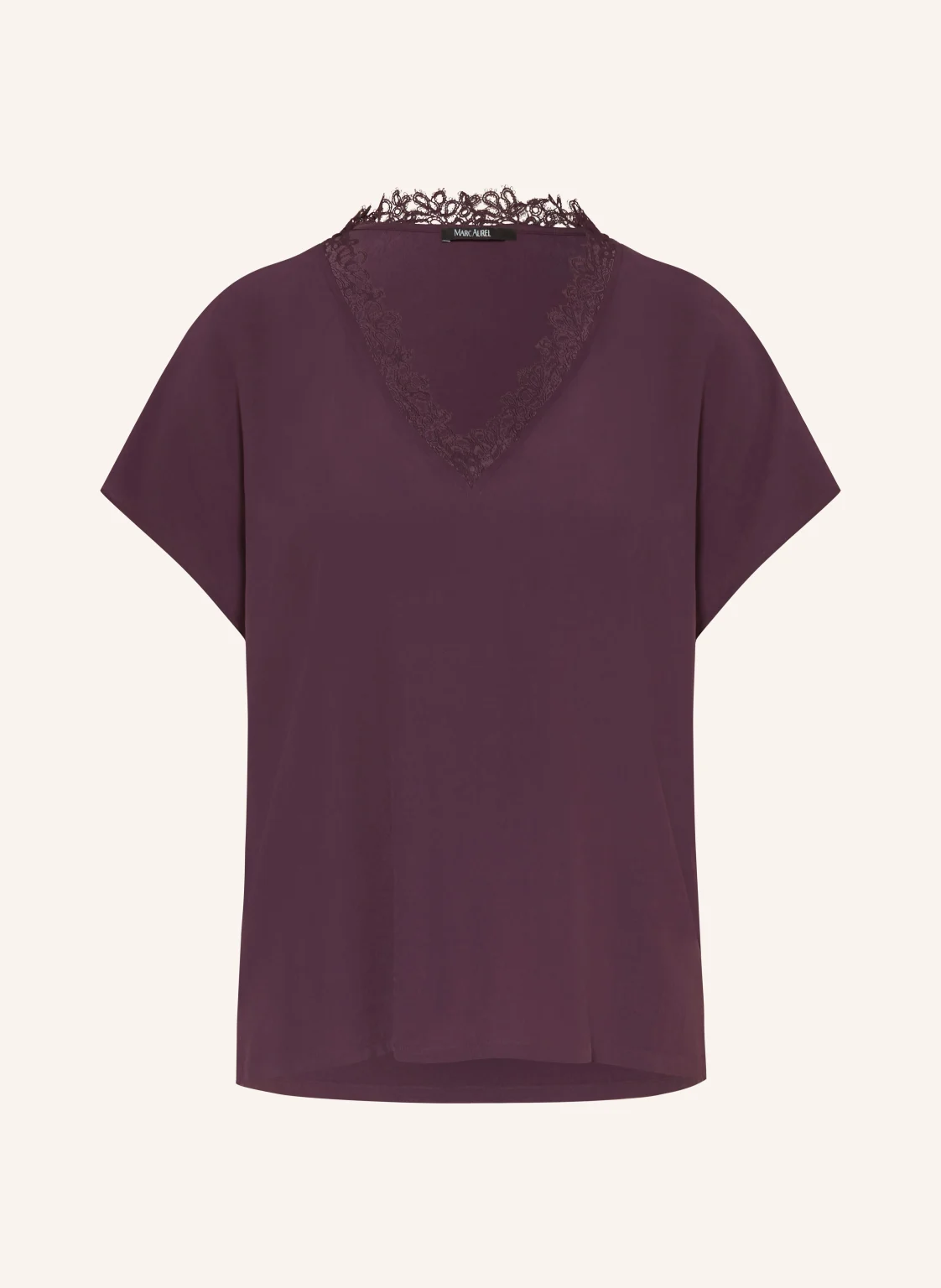 MARC AUREL Blusenshirt mit Spitze