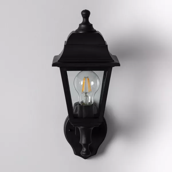 Kinkiet zewnętrznyczarny Federico 1xE27x40W IP44 Abruzzo