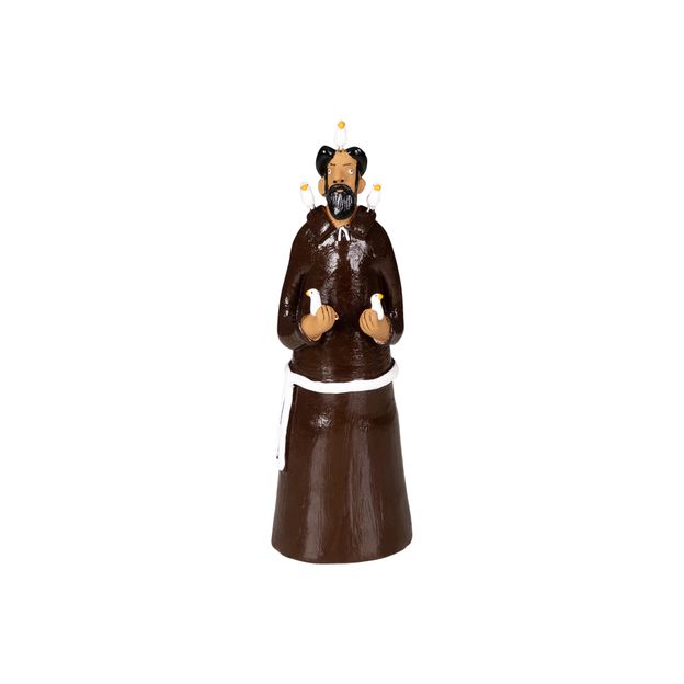 ADORNO MESA 14 CM SÃO FRANCISCO DE ASSIS