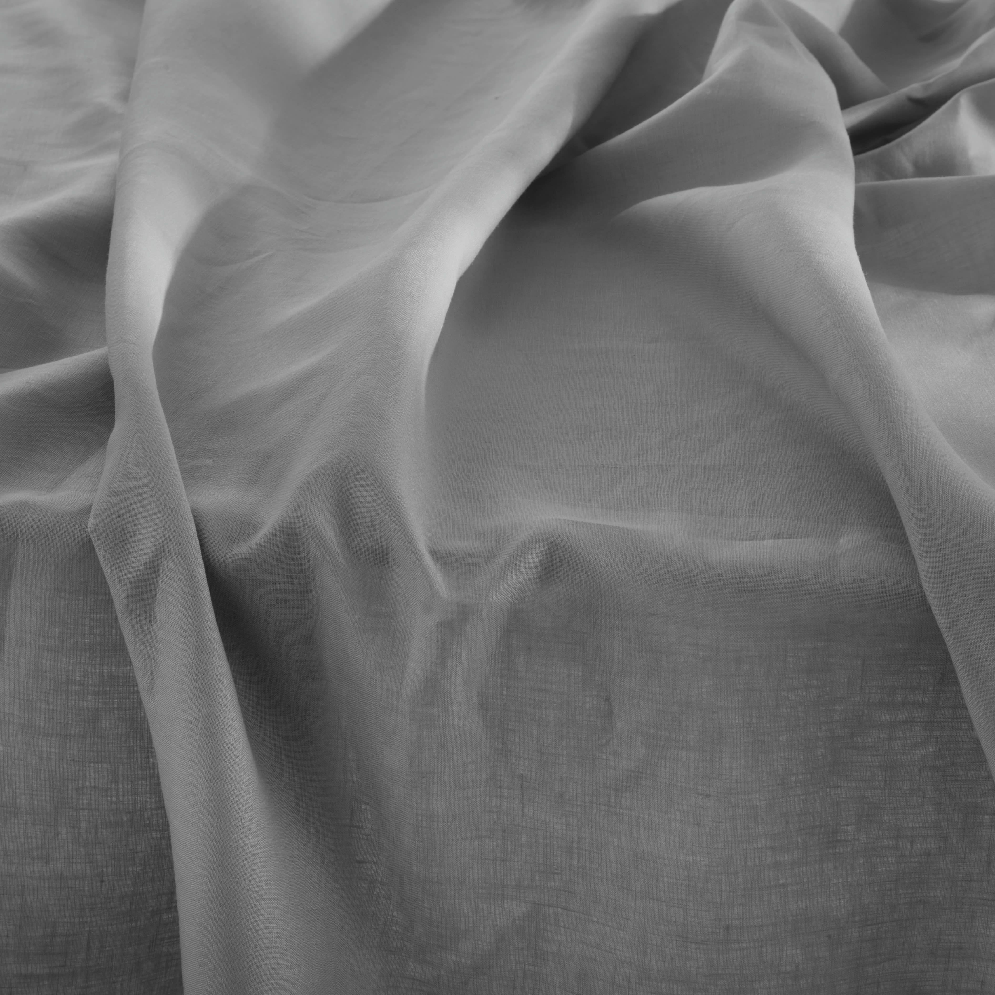 LINEN GRIS - Nappe en 100% lin gris 150x300 cm