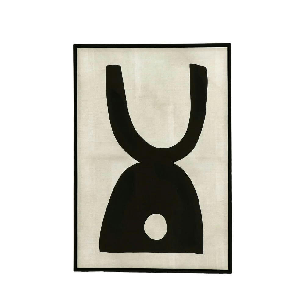 EQUILIBRO II - Toile avec cadre noir 60x90cm