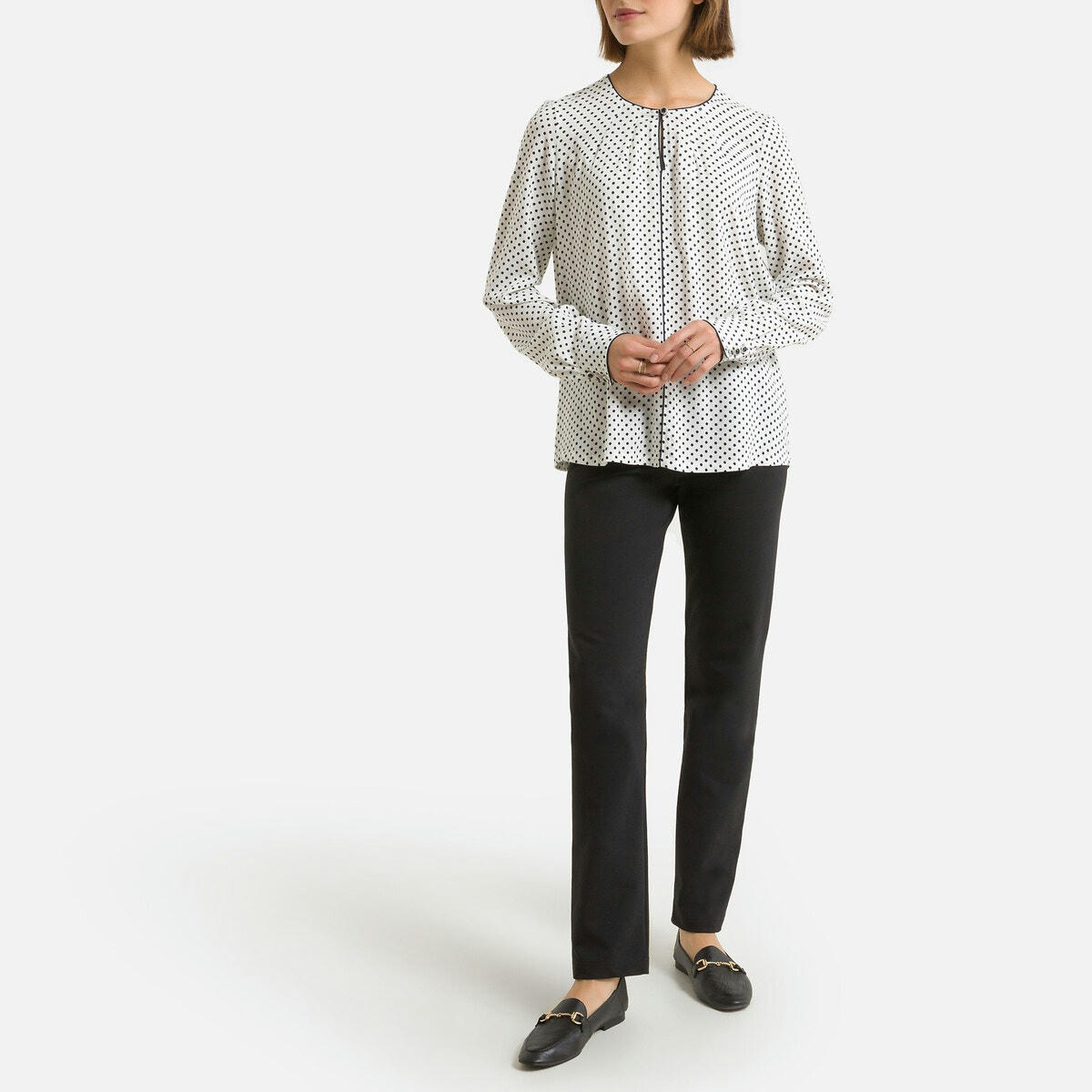 Caleçon droit molleton, coton stretch