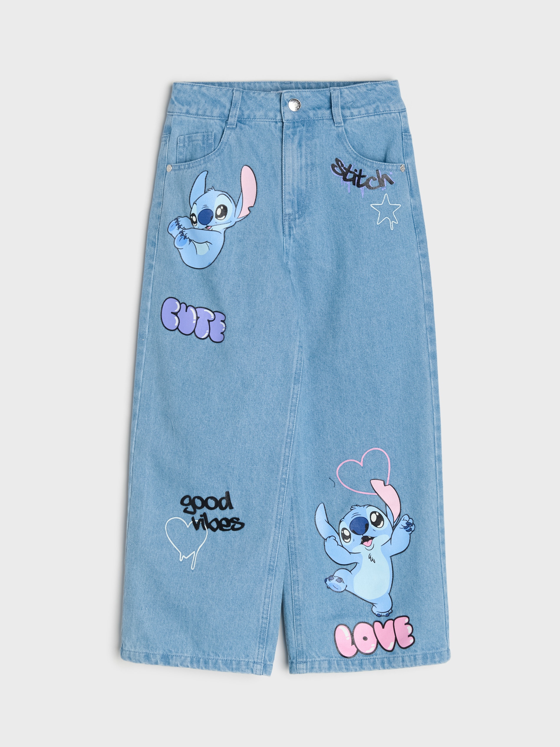 Jeansy wide leg z domieszką wiskozy