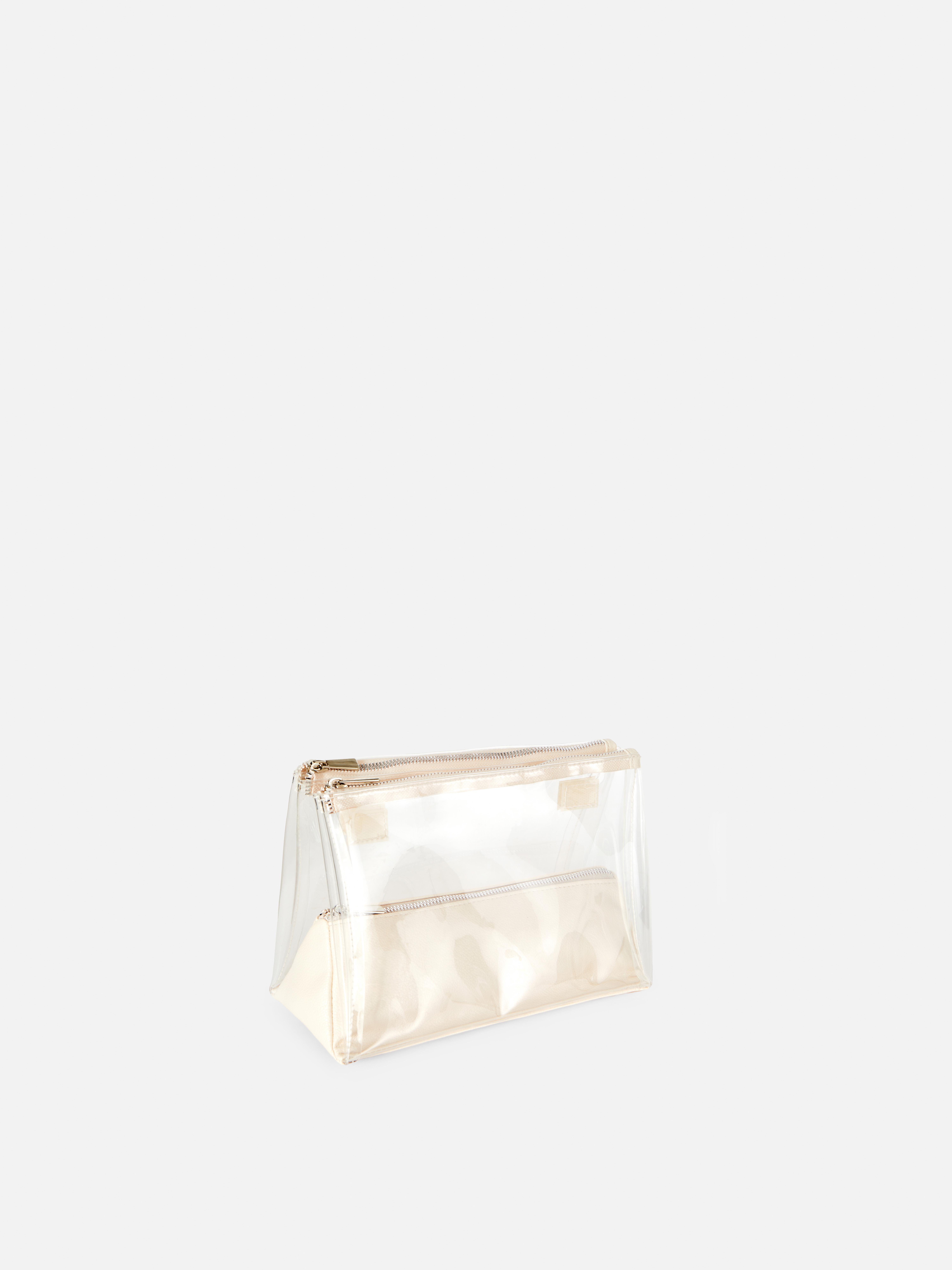 Clear Fold Up Toiletry Bag