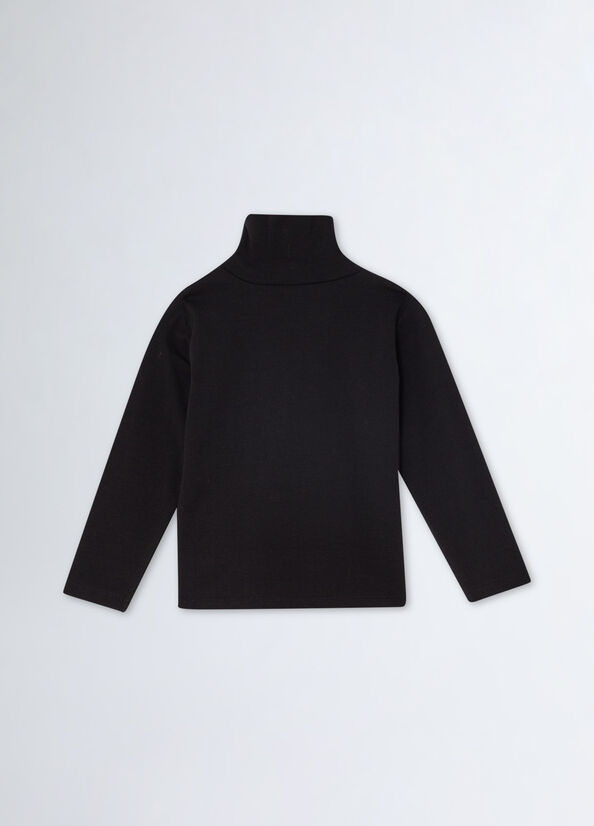 T-shirt con cuore e strass