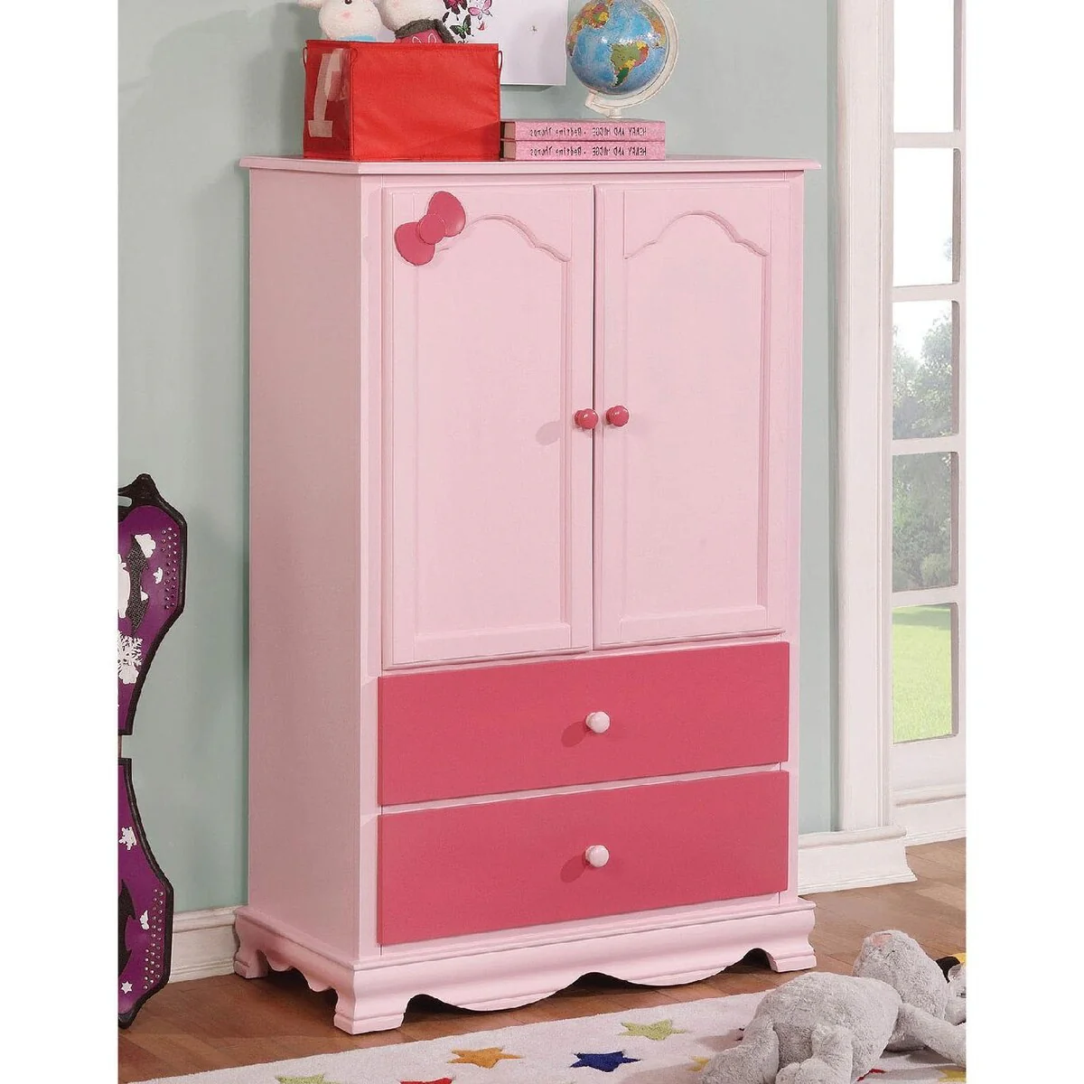 Mintc 2 Drawer Armoire