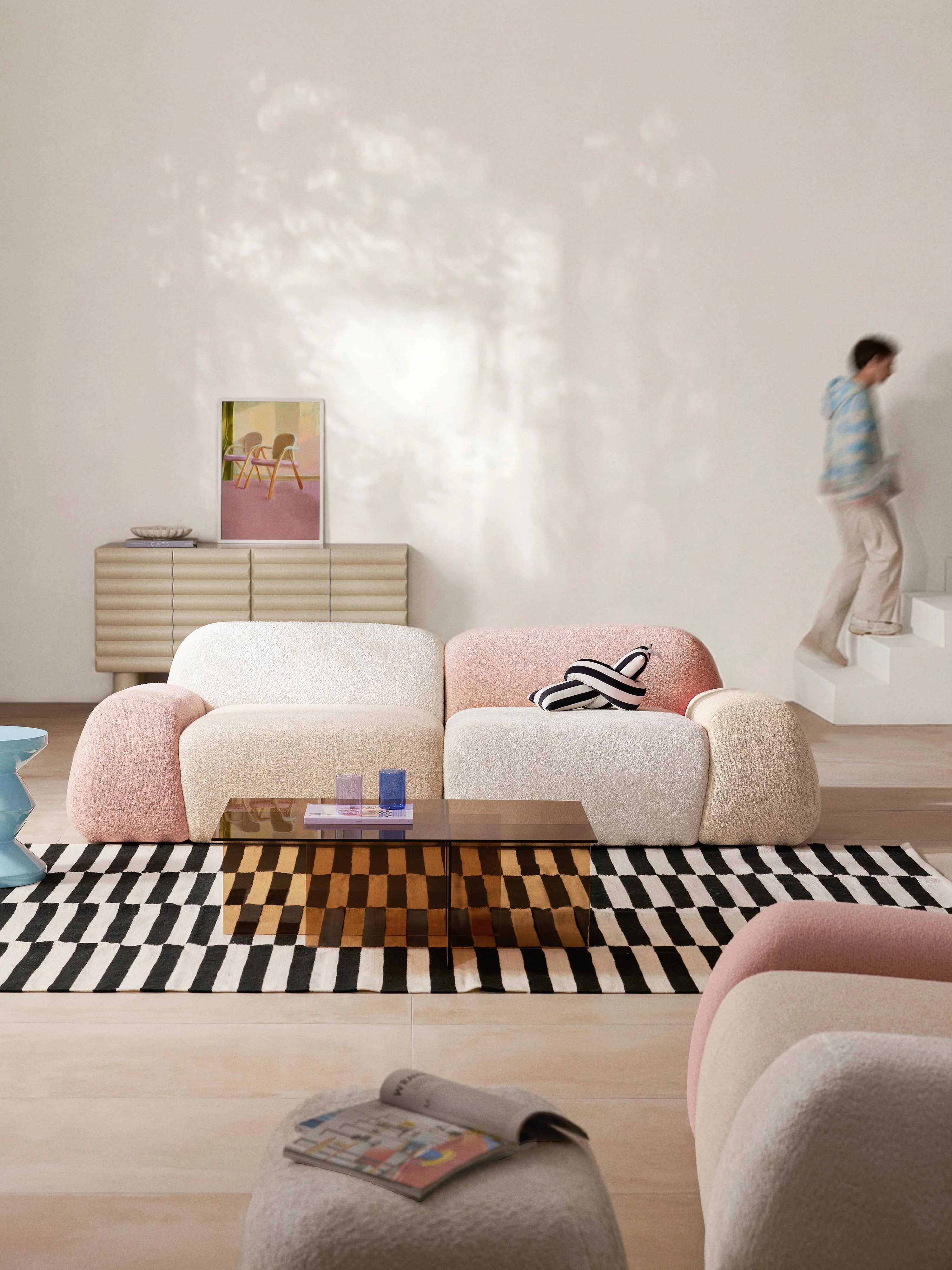 Modulares Sofa Wolke (3-Sitzer), Fuorisalone Edition