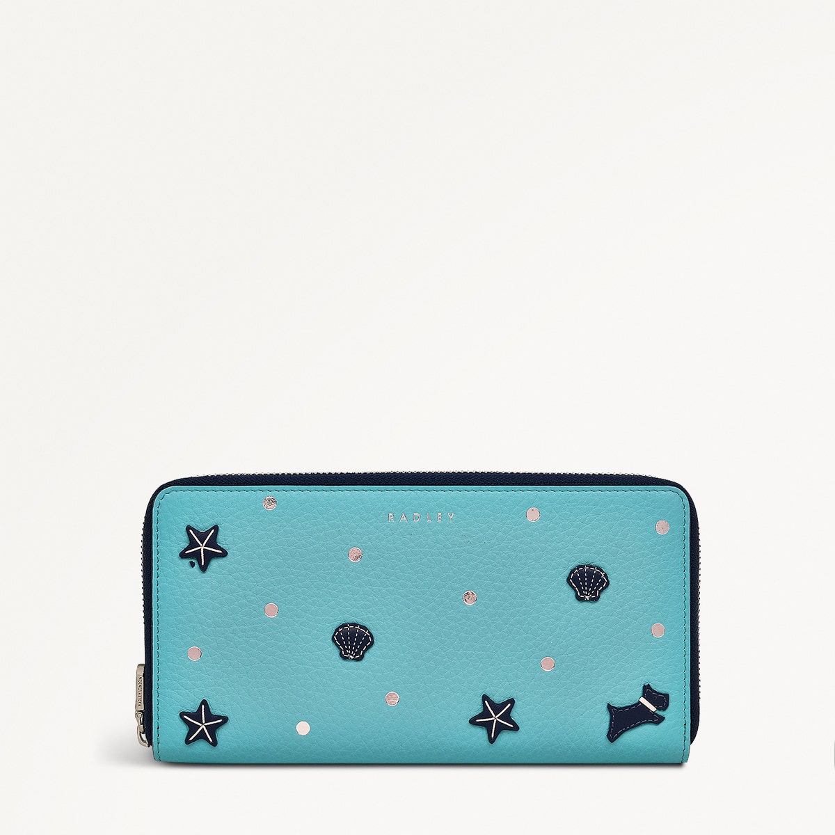 Starfish And Seashells Large Zip Around Matinee - RSE11801