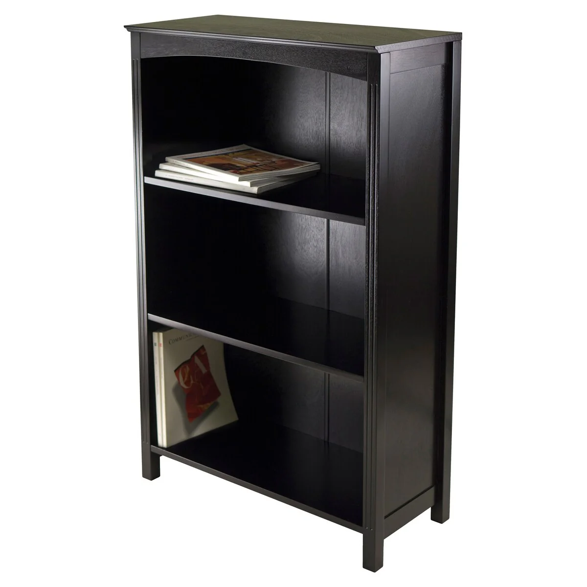Terrace 4-Tier Storage Shelf, Espresso - 25.98 x 11.81 x 42.99 inches