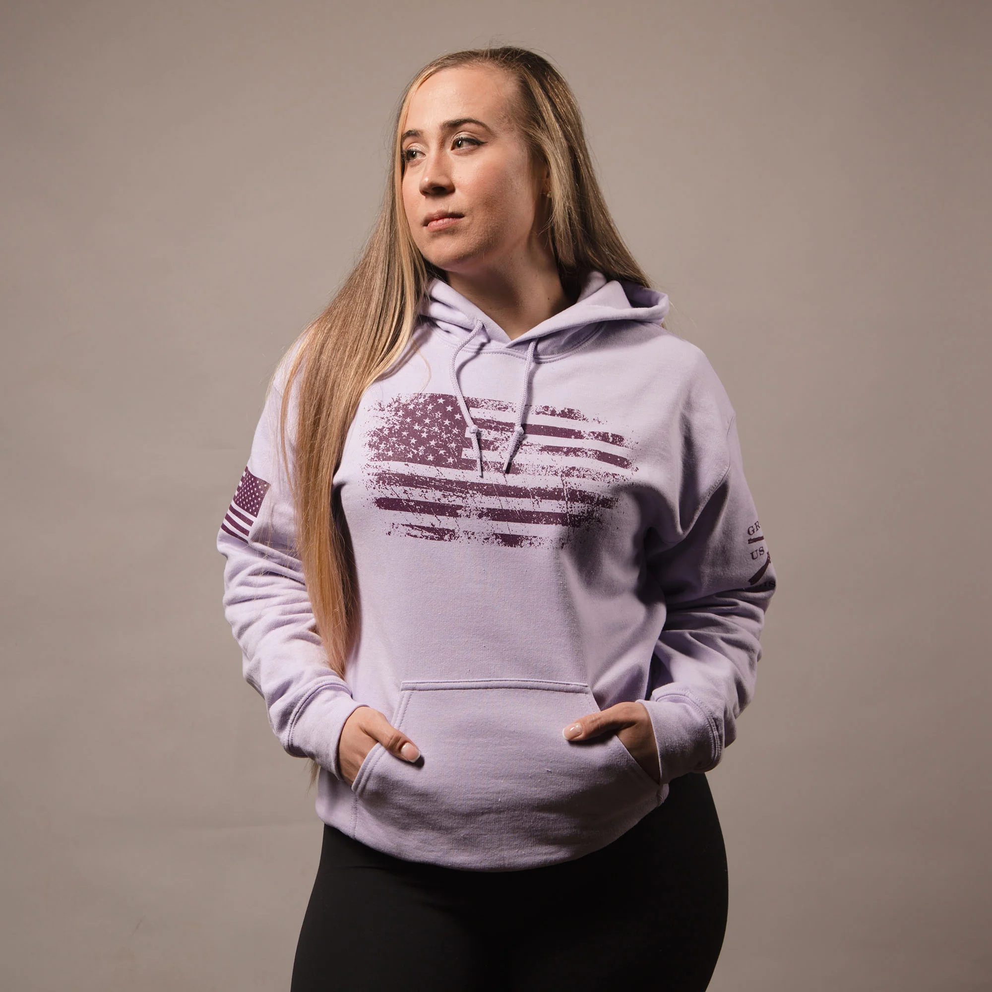 Women's Vintage American Hoodie - Orchid