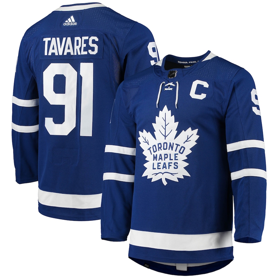 John Tavares Toronto Maple Leafs adidas Home Primegreen Authentic Pro Player - Jersey - Blue