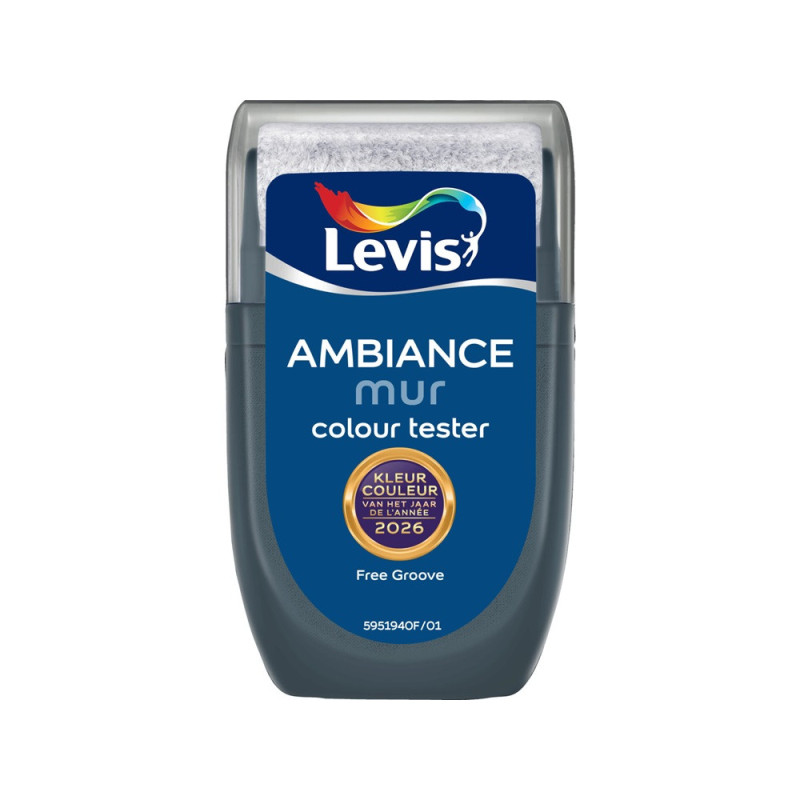 Testeur peinture pour murs Ambiance Free Groove extra mat 0,03 L LEVIS