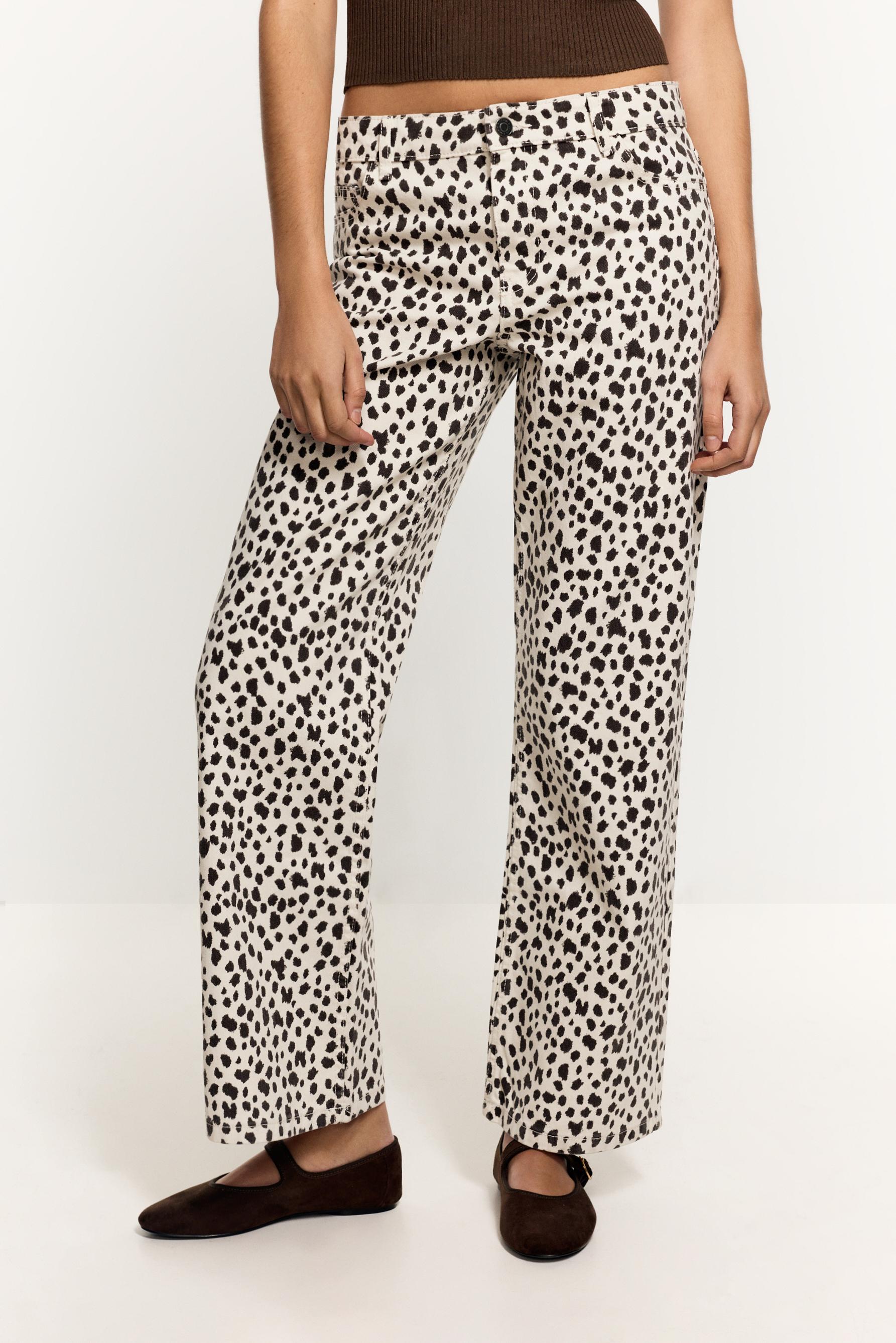 Jeans straight print
