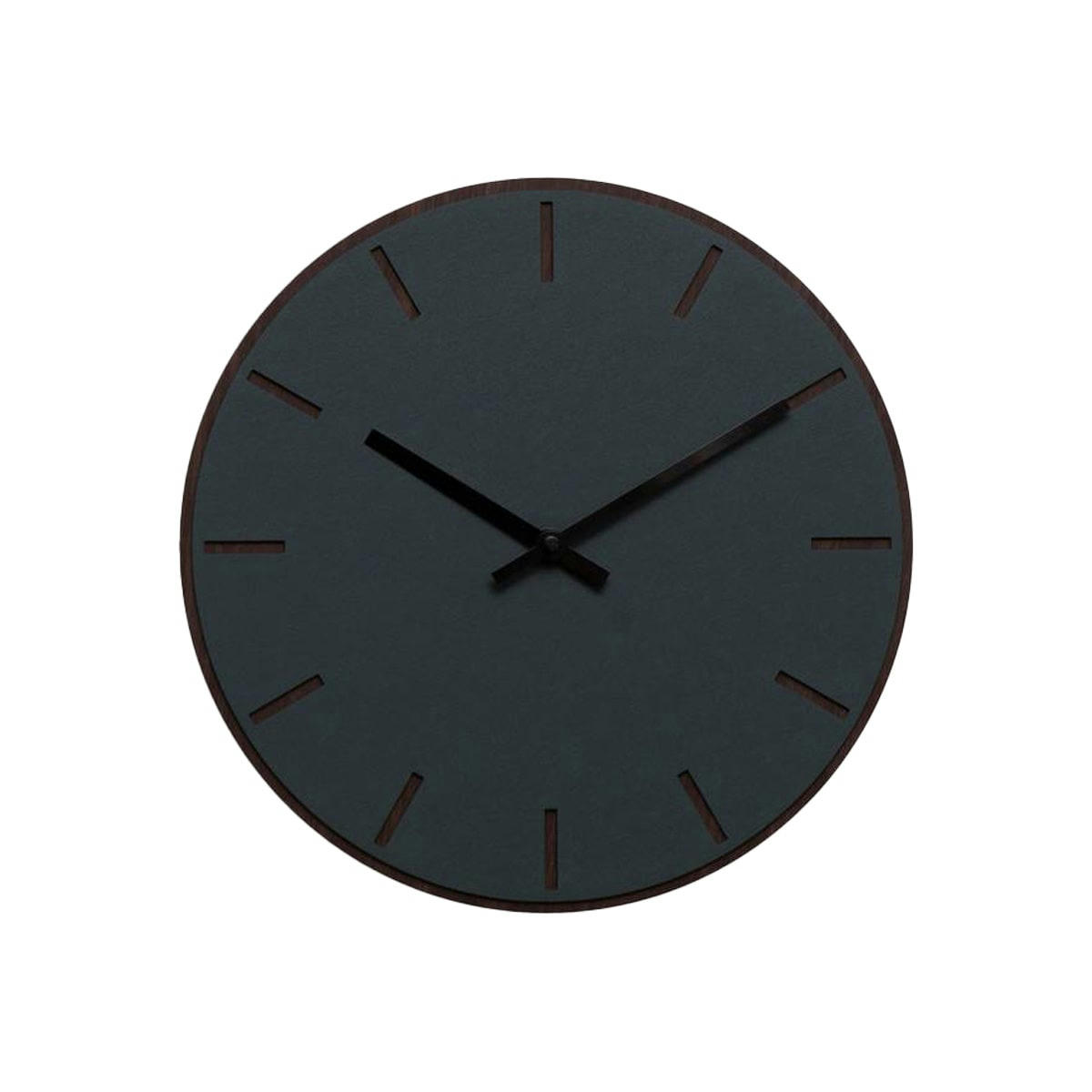 - Horloge murale en linoléum gris D28cm