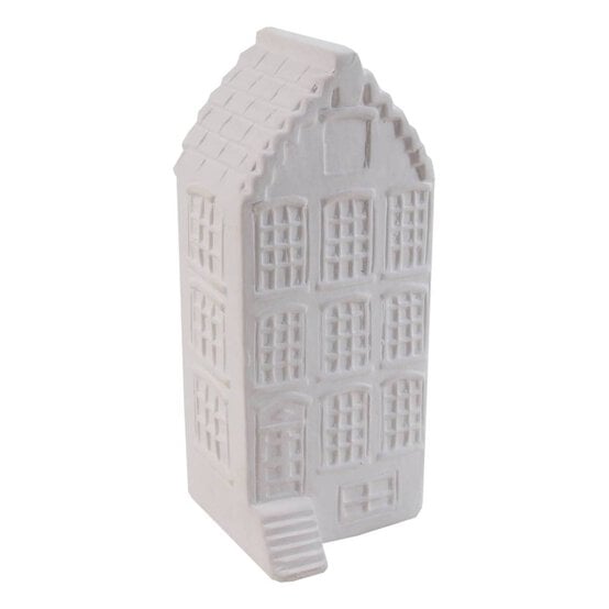 Unglazed Ceramic Town House 17cm