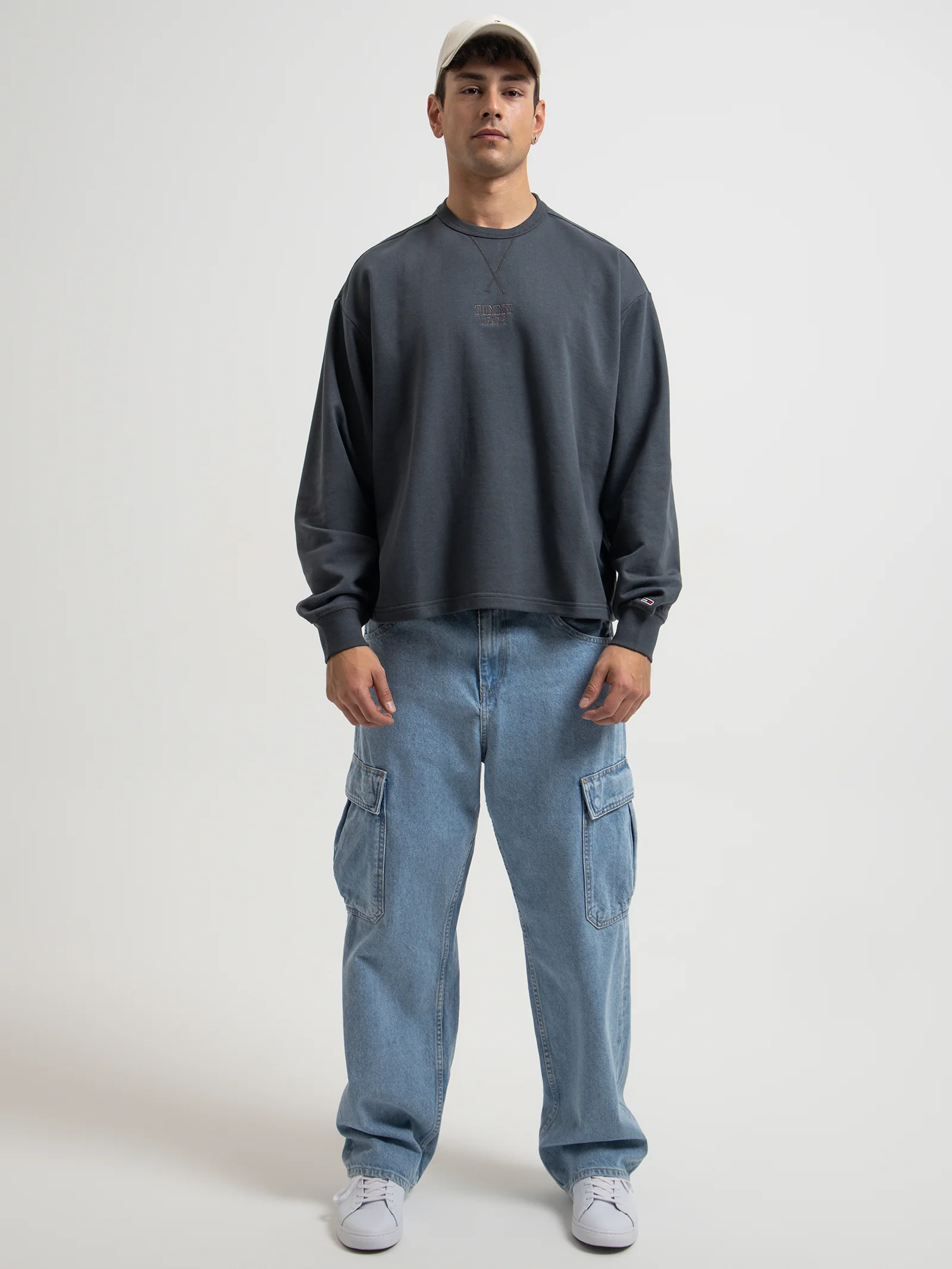 Logo Boxy Fit Sweatshirt