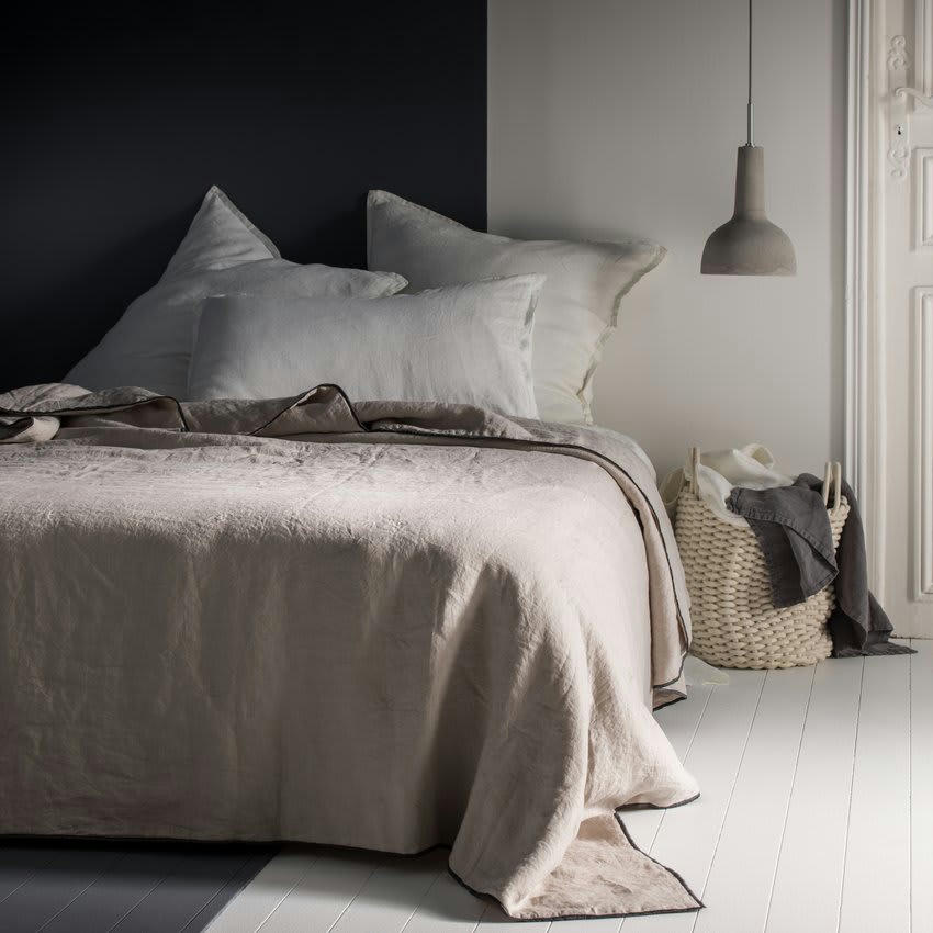 AUTOUR DU LIN - Couvre-lit en lin lavé 240x260cm Lin