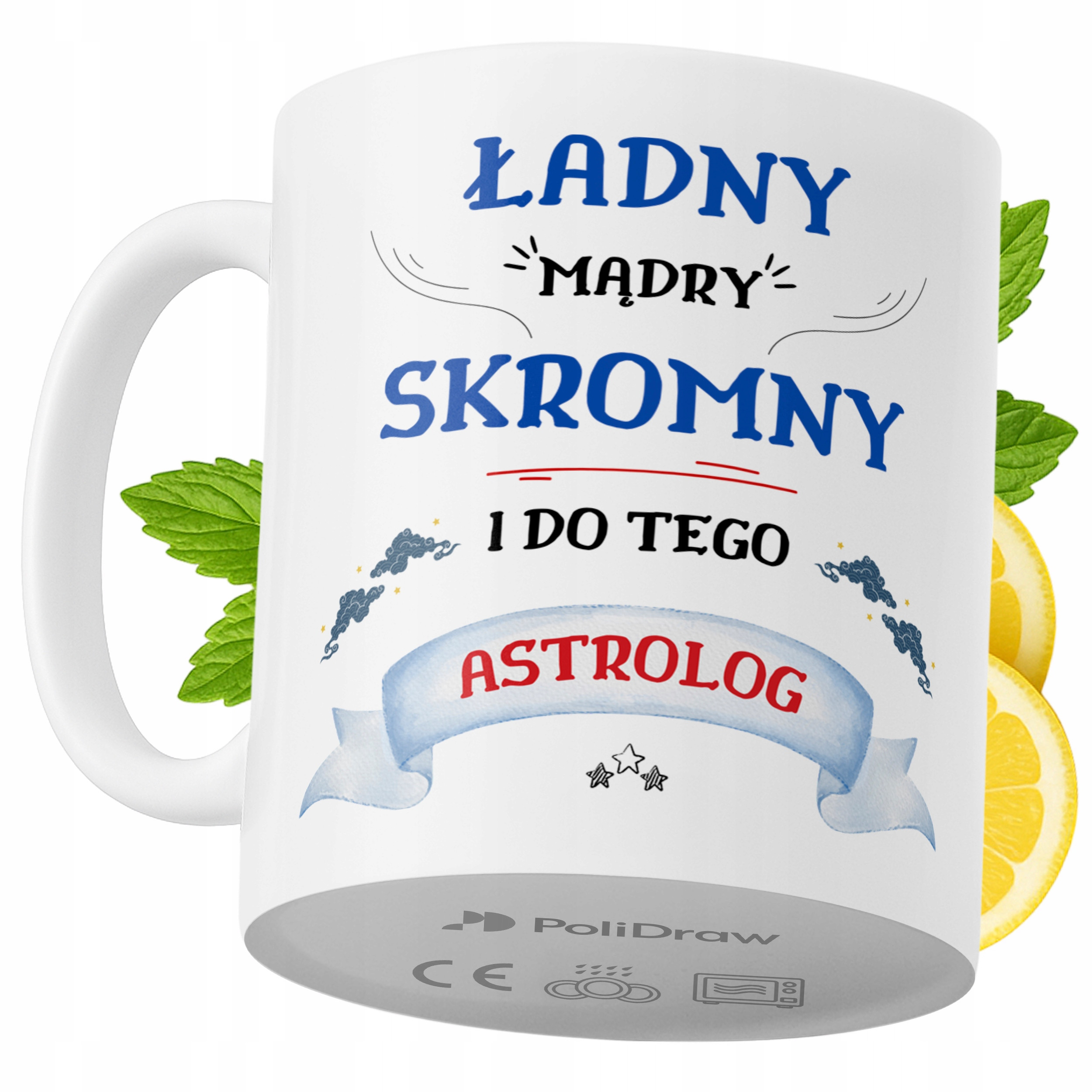 Kubek Dla Astrologa na Prezent z Nadrukiem ze Zdjęciem 330 ml PoliDraw