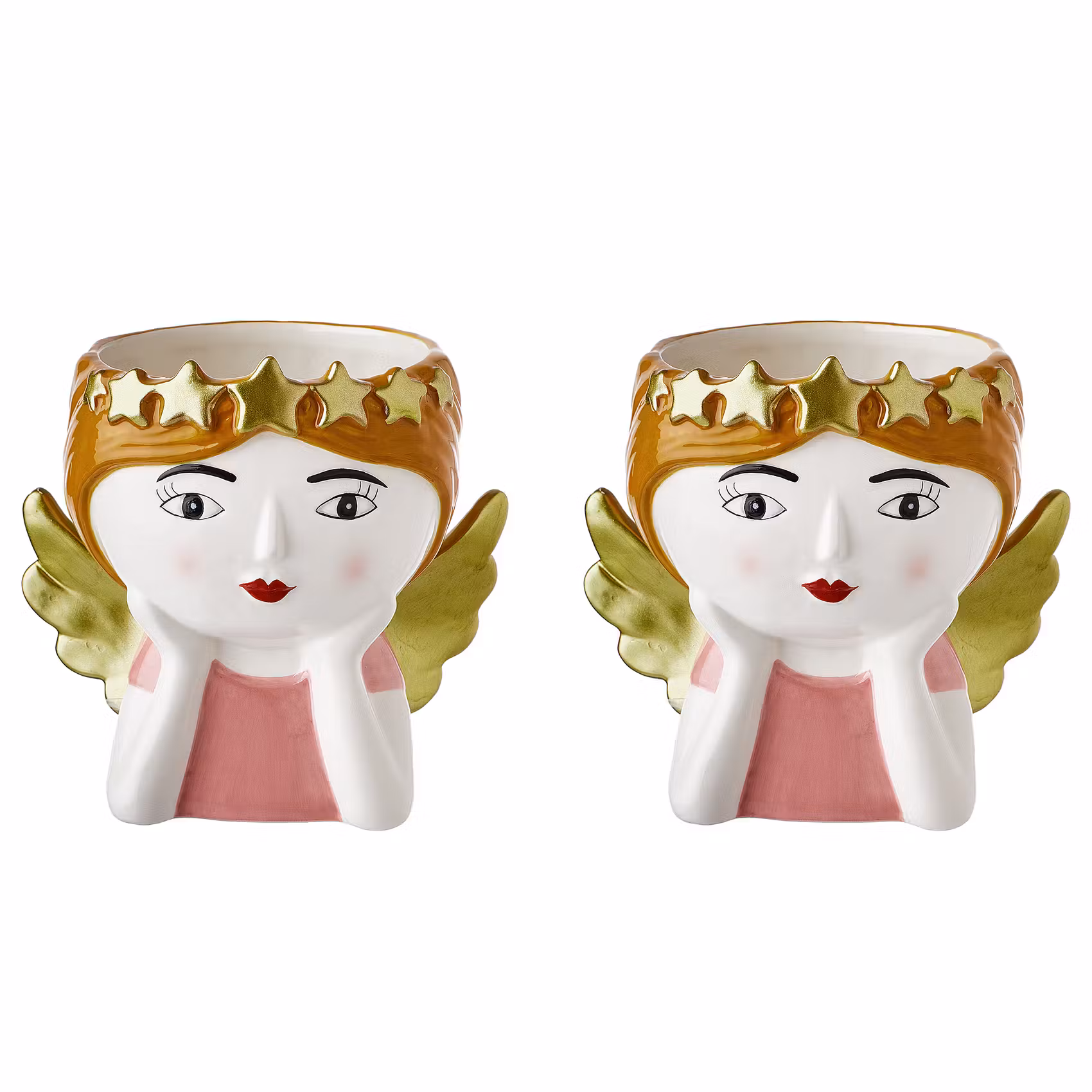 LINA Blumenübertopf 2er-Set