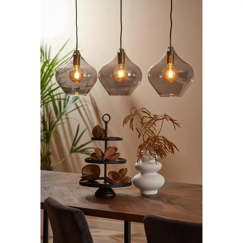 Hanglamp Rakel - Antiek Brons - 80x27x30cm - 3L