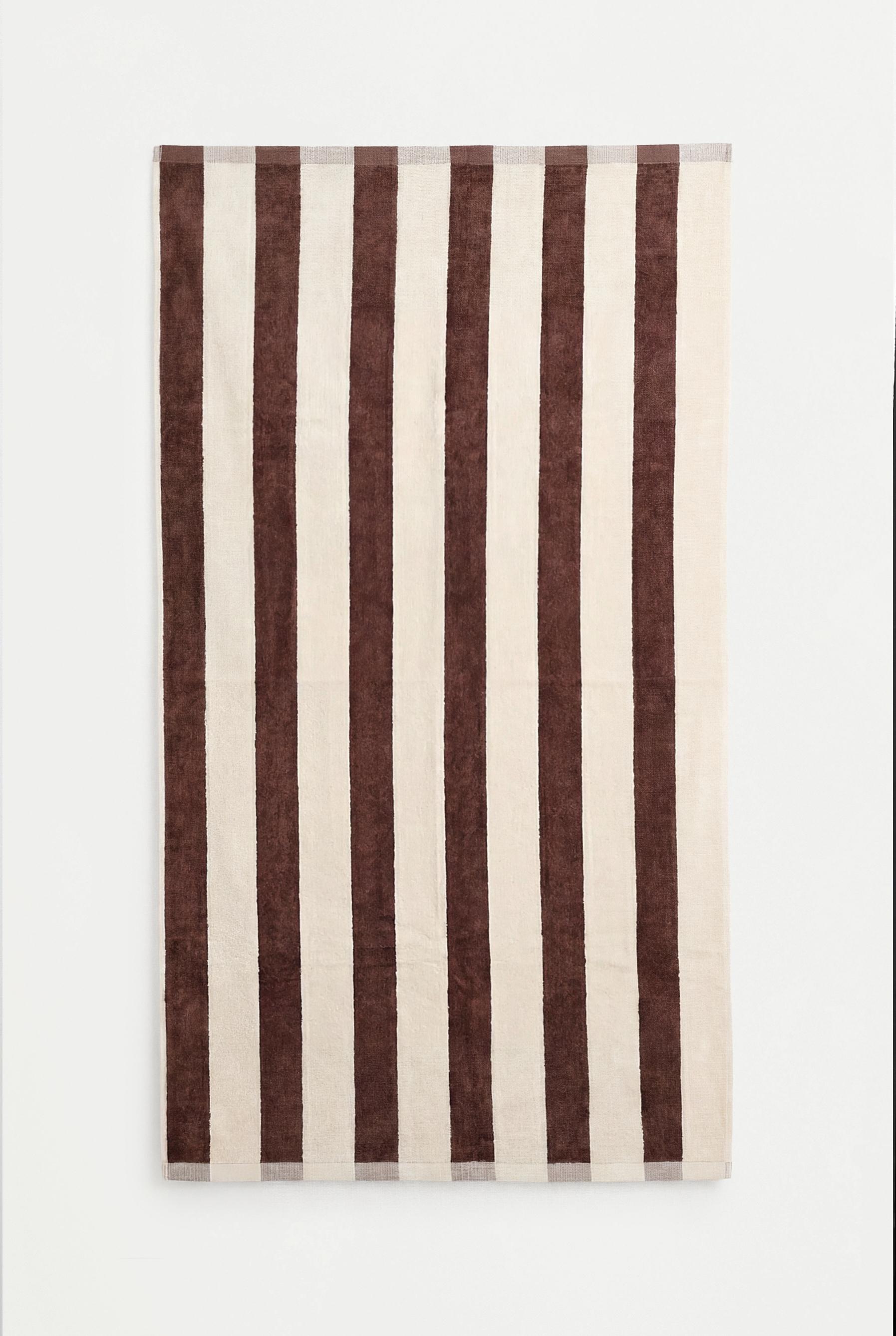Toalla rayas jacquard