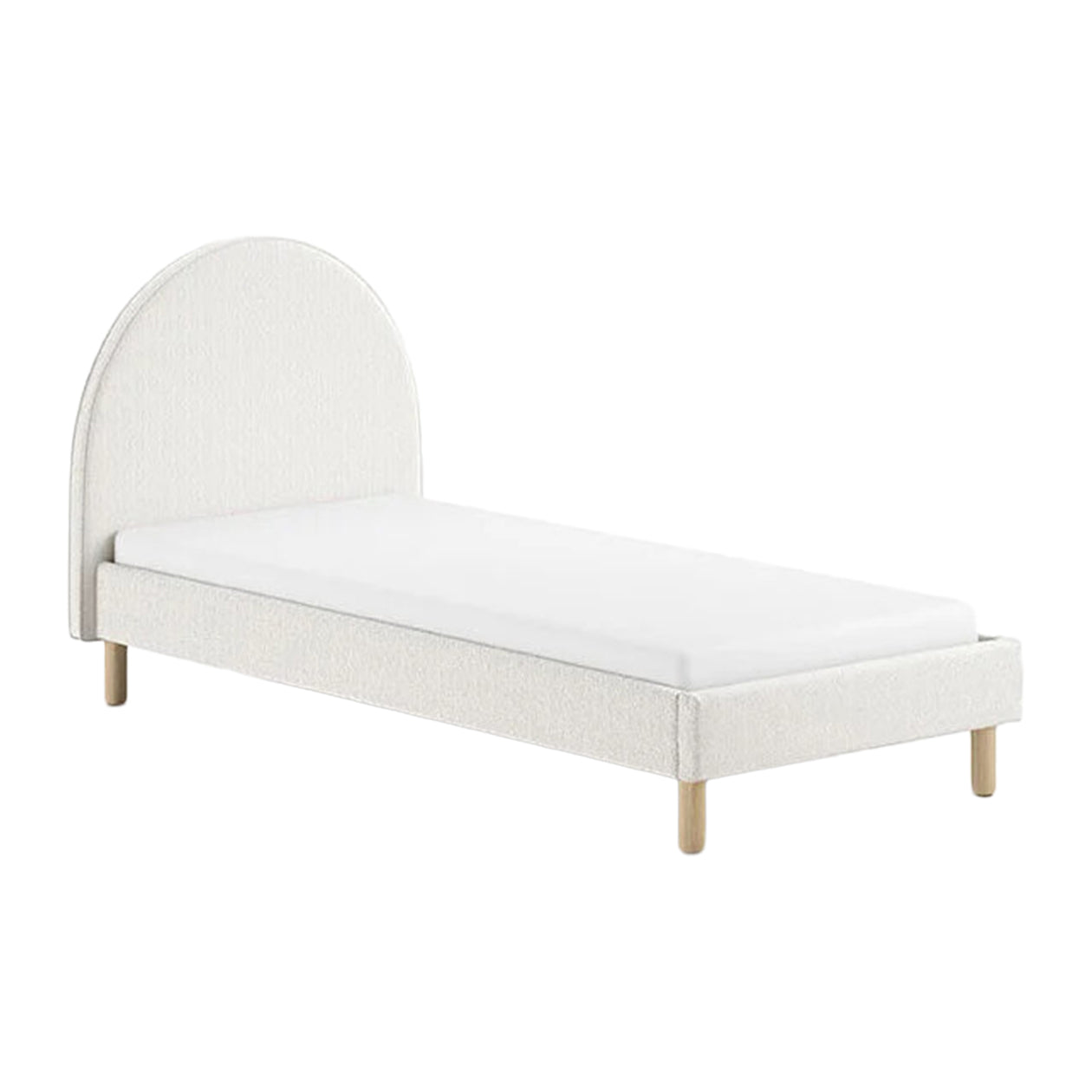 Vipack Moon Eenpersoonsbed 90 x 200 cm - Wit