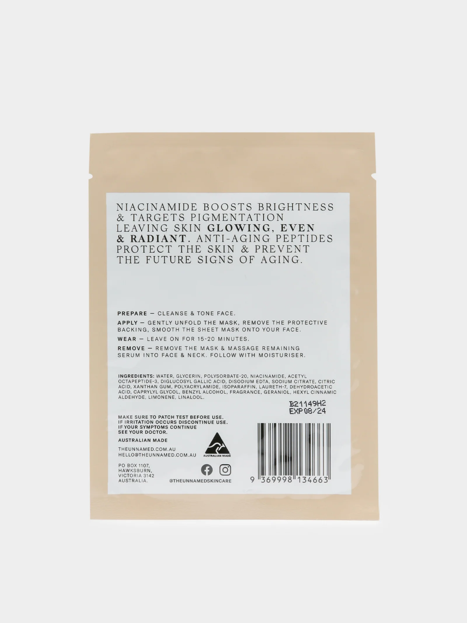 Brightening & Anti-Ageing Sheet Mask