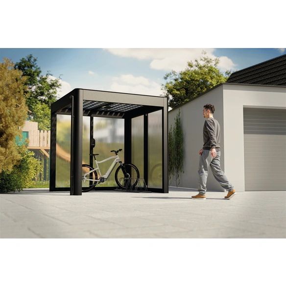 Pergola »SunCover«, Select 2.2, (BxH): 233 cm x 229 cm, Wandstärke: 10 mm