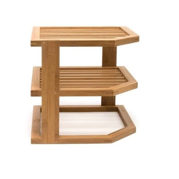 Lipper International 3 Tier Corner Shelf