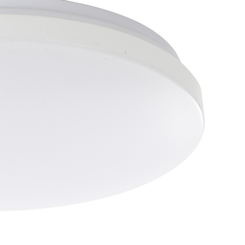 Plafonnier LED Frania-S blanc Ø 31 cm blanc neutre 1850 lm 18 W EGLO