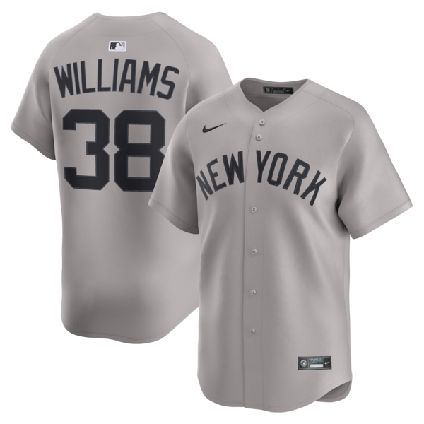 Devin Williams New York Yankees Nike Road Limited Player Jersey - Gray/White