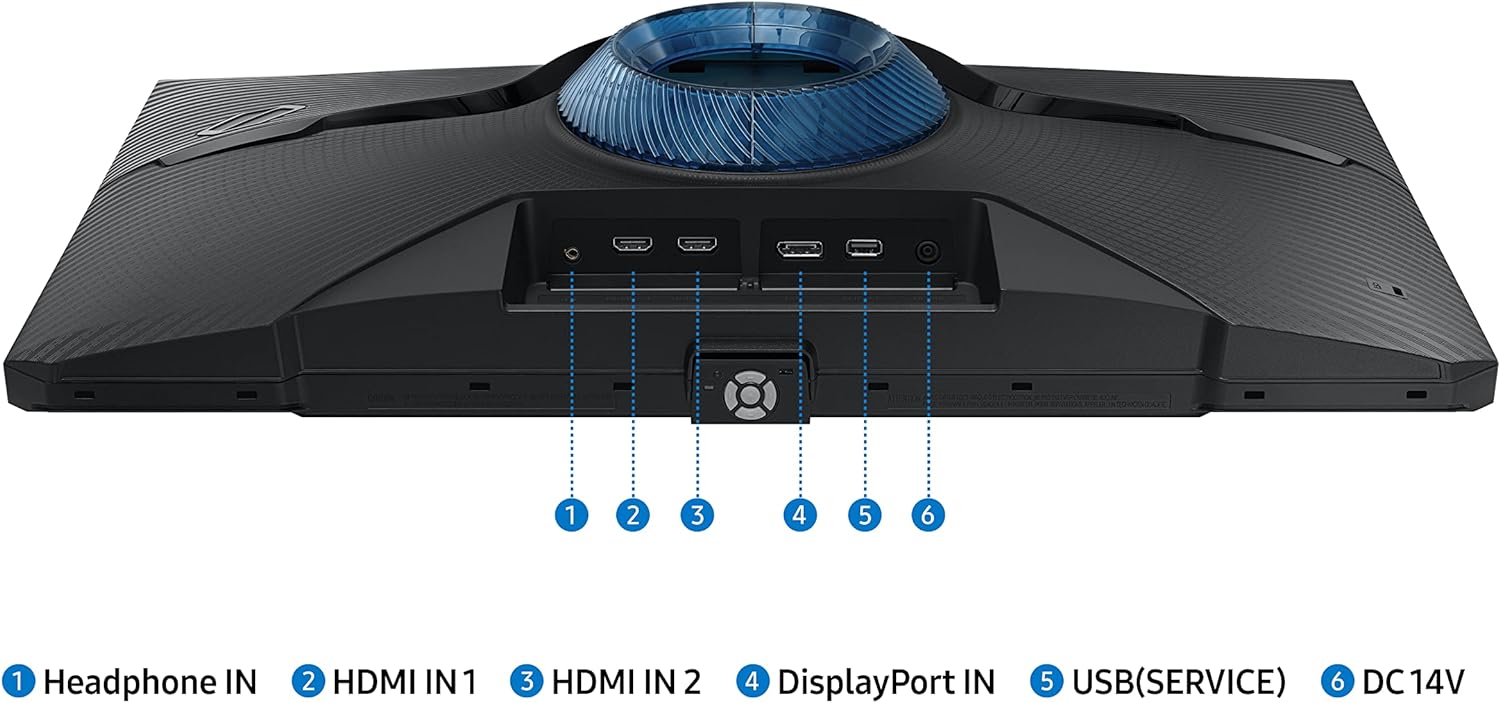 SAMSUNG 25 Odyssey G4 Series FHD Gaming Monitor  IPS  240Hz  1ms  G-Sync Compatible  AMD FreeSync Premium  HDR10  Ultrawide Game View  DisplayPort  HDMI  Fully Adjustable Stand  LS25BG402ENXGO