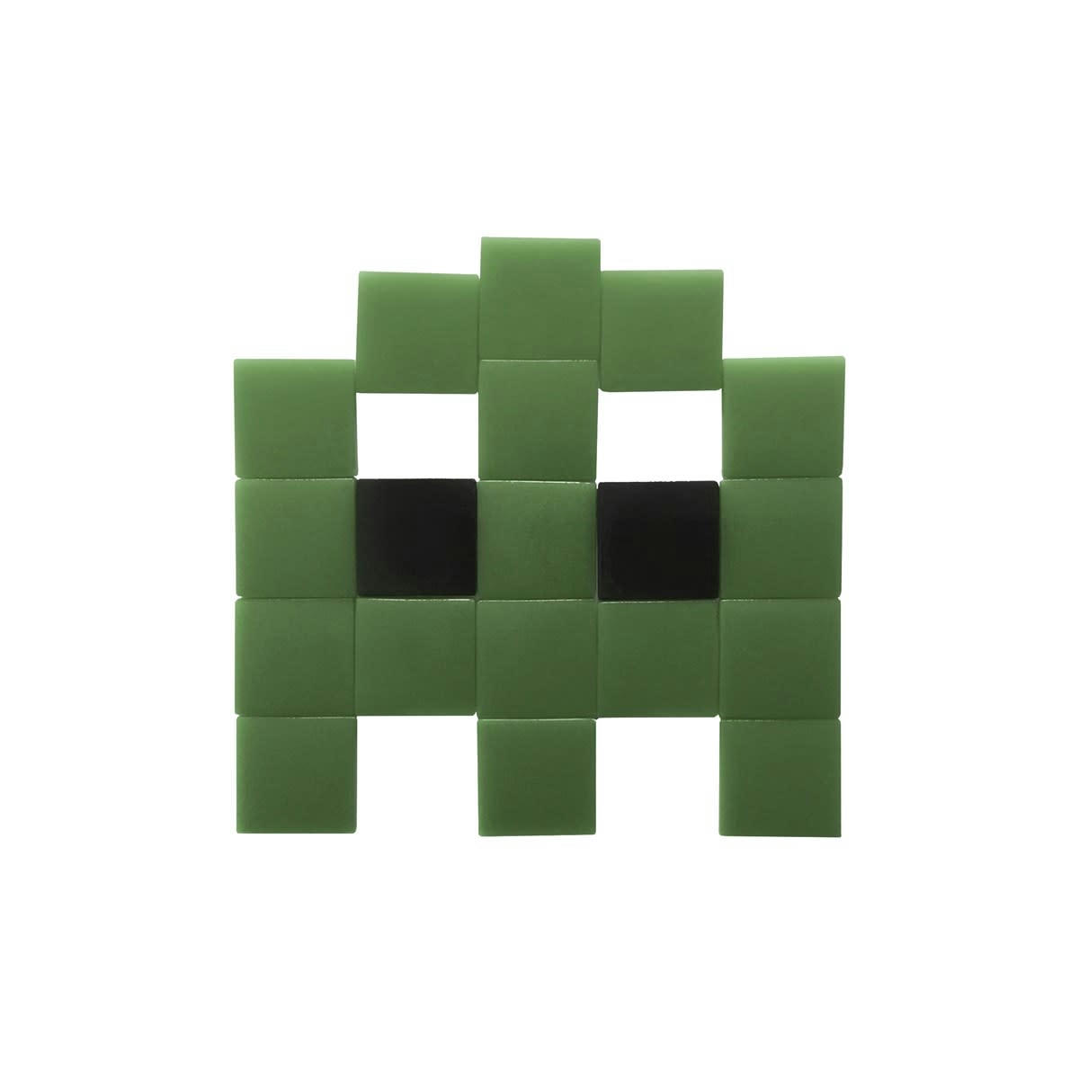 OUTDOOR FANTOME - Mosaïque adhésive en verre vert olive