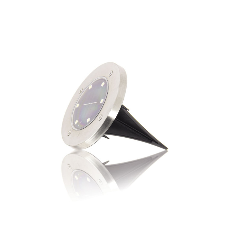 Spot LED solaire Ø 11 x 2 cm 2 pièces XANLITE