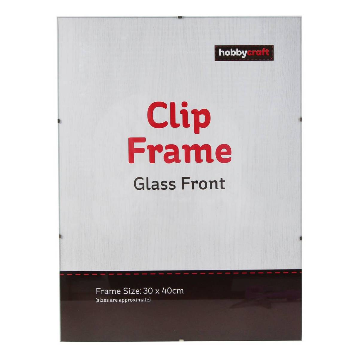 Glass Clip Frame 30cm x 40cm