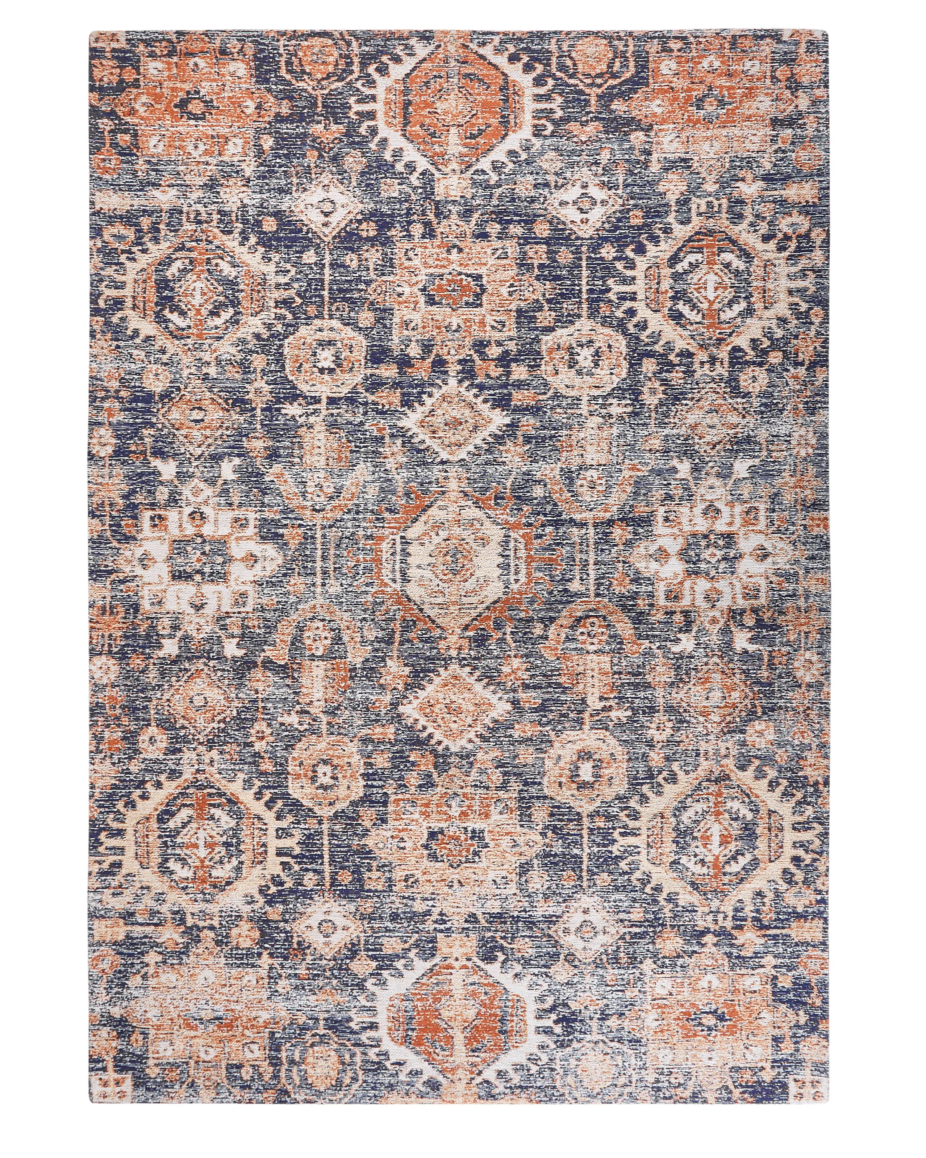Rug KURIN Blue 140 x 200 cm Cotton