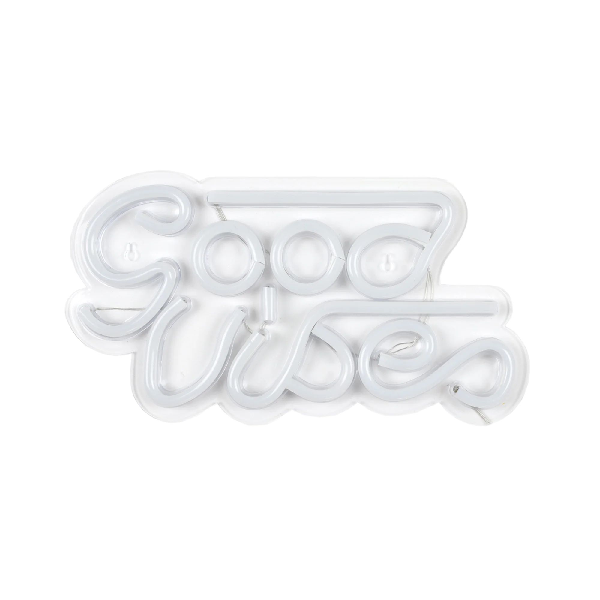 Néon GOOD VIBES coloris blanc