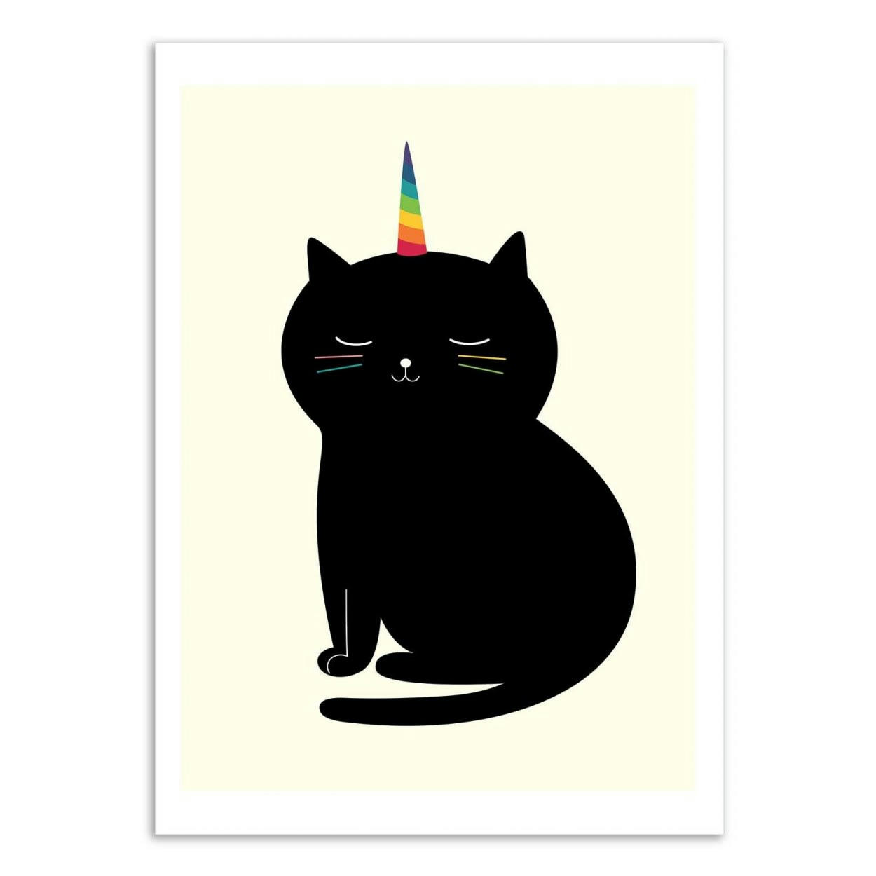 ANDY WESTFACE - CATICORN -  Affiche d