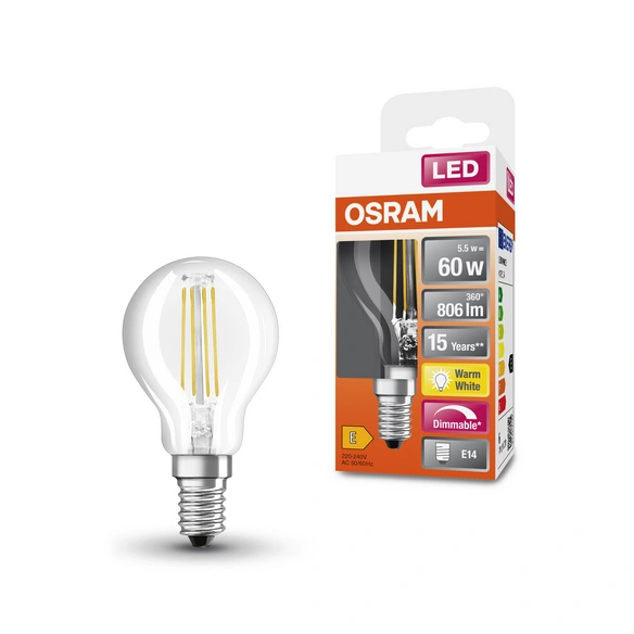 LED-Lampe »LED Retrofit CLASSIC P DIM«, 6,5 W, 240 V