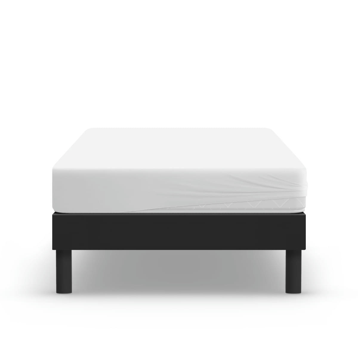 - Ensemble Matelas Mémoire de forme 16cm | Sommier Anthracite 160x200cm