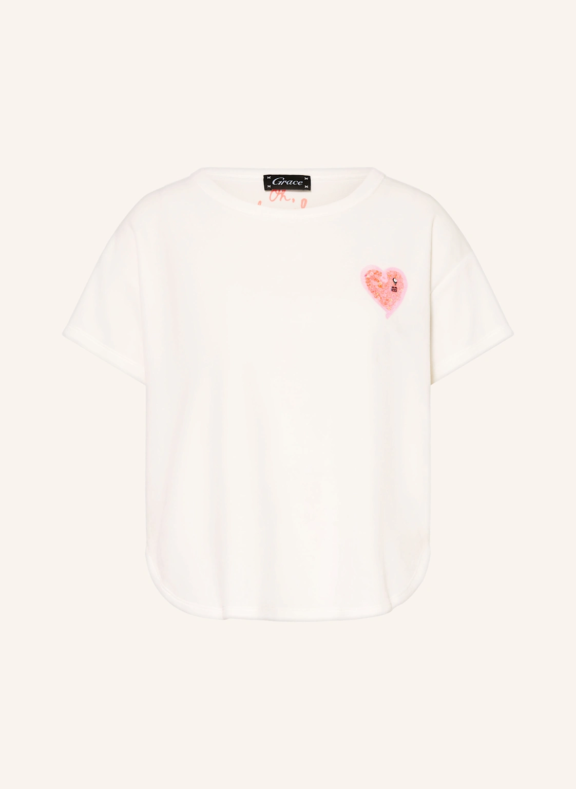 Grace Nickishirt mit Pailletten