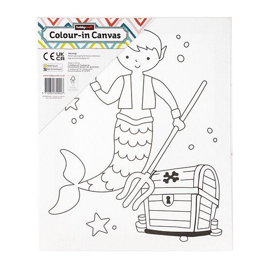 Sea Legends Colour-in Canvas