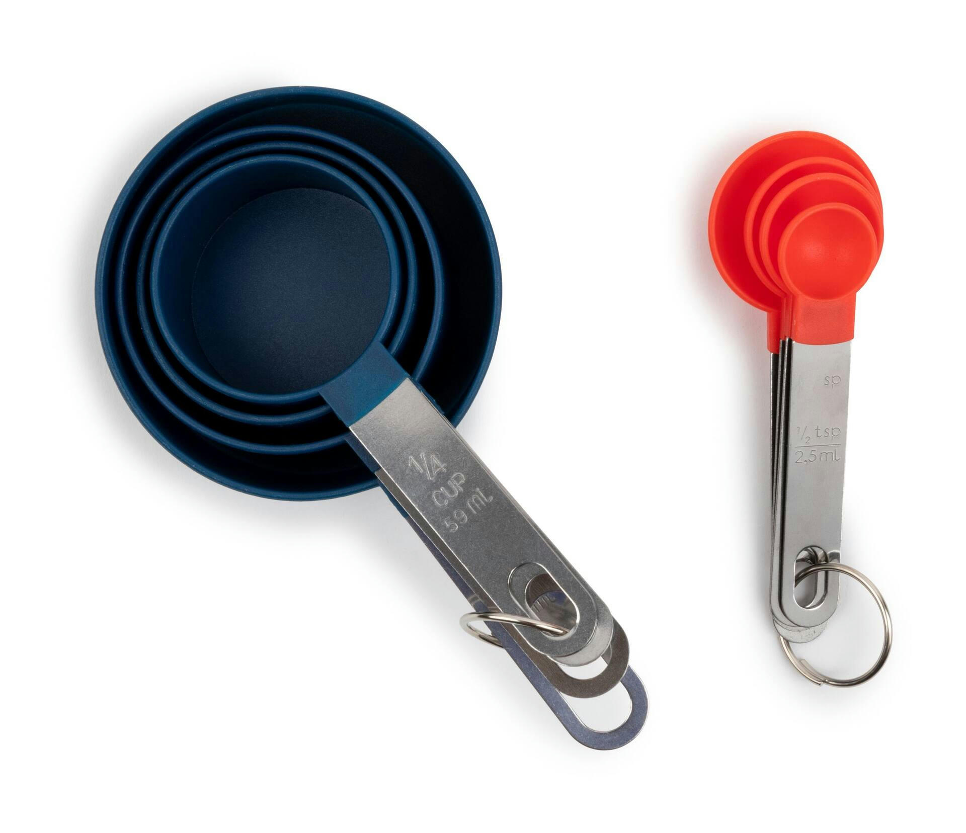 MASTER Chef Stainless Steel Stacking Measuring Cup & Spoons Set, 8-pc
