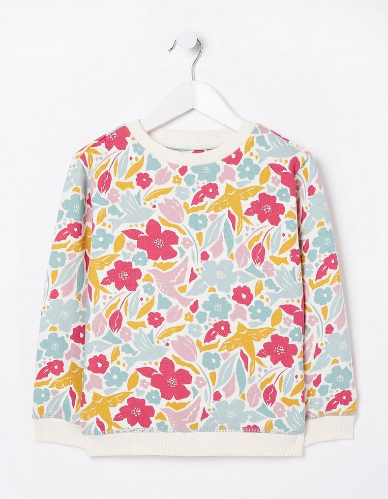 Bright Blooms Crew Sweatshirt