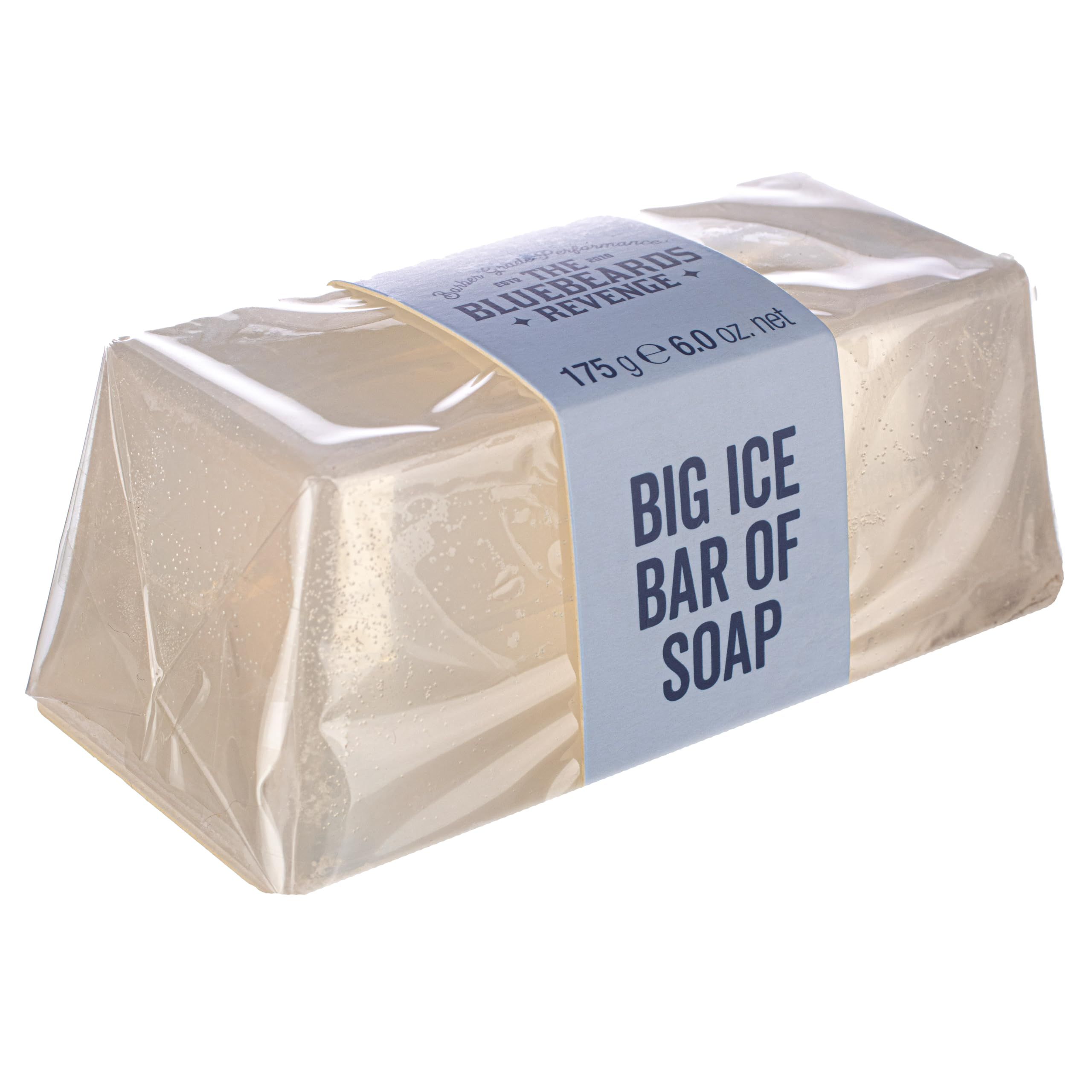 The Bluebeards Revenge Classic Ice Hand Body Soap Bar Men Vegan Friendly Low Waste 175g