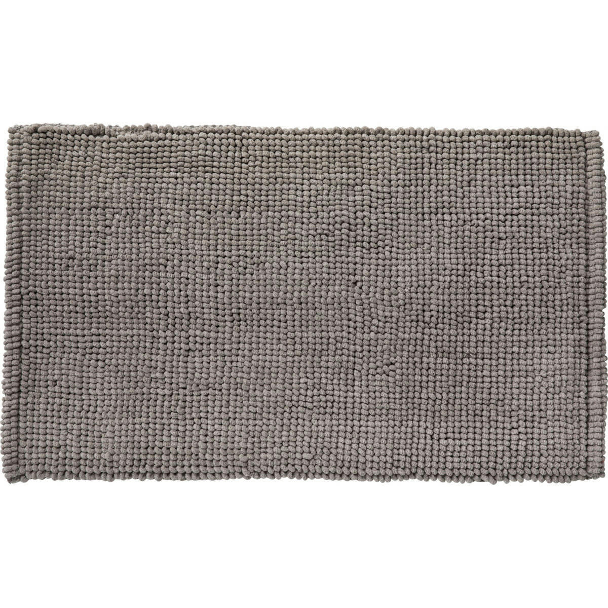 BALI - Tapis de bain en polycoton uni taupe 50x80cm