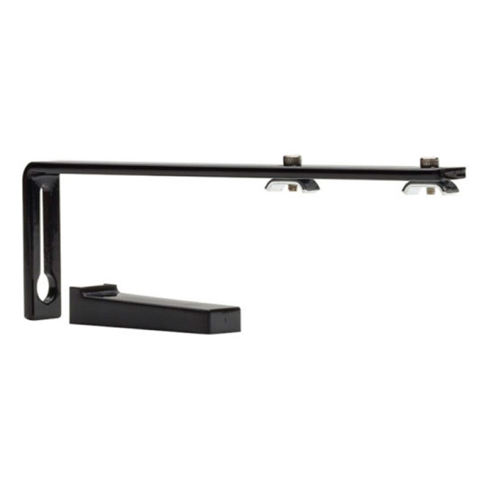 VINKEL KIRSCH TIL FLEXI-SKINNE 15CM SVART