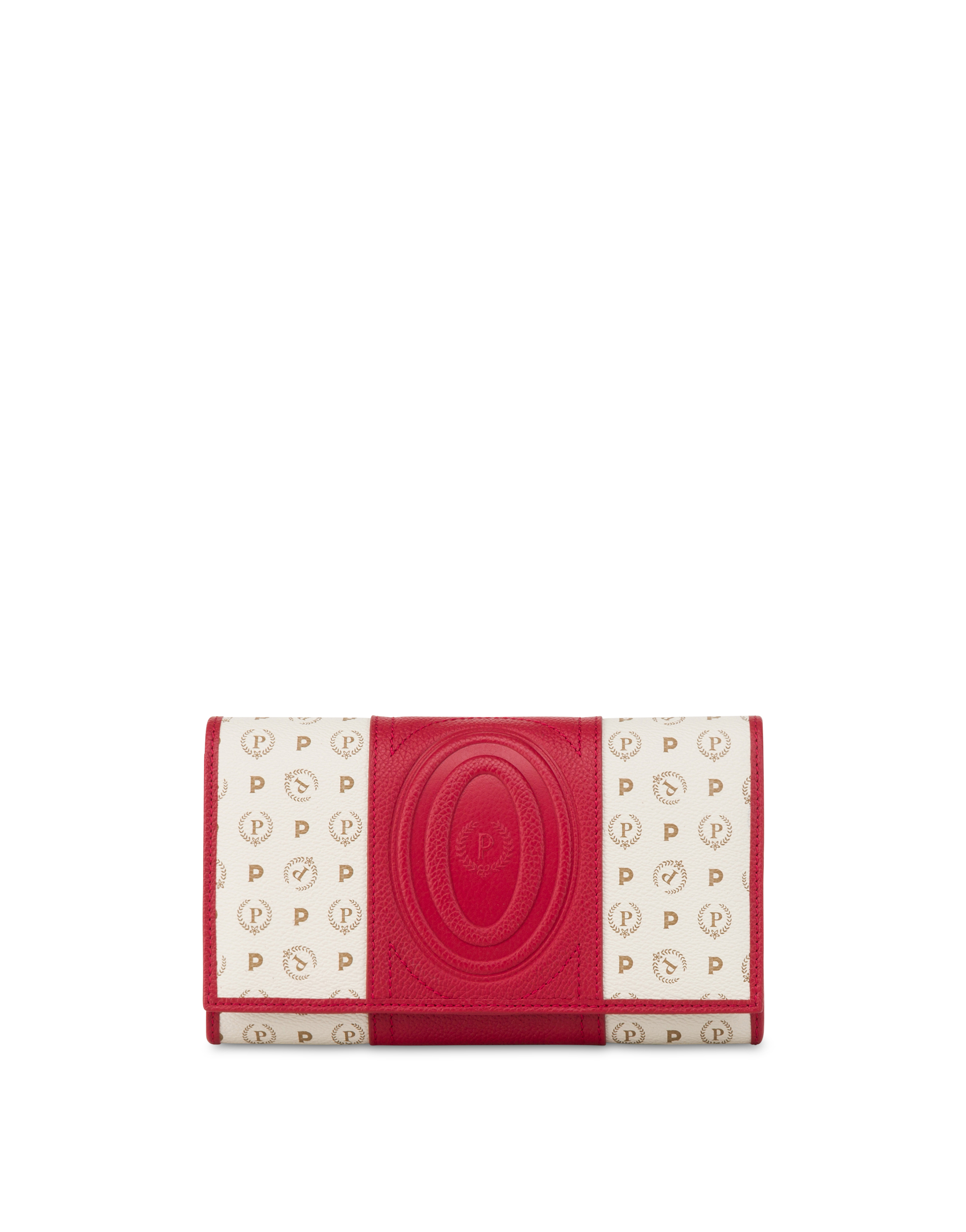 Portafoglio Heritage 70 Avorio/rosso.